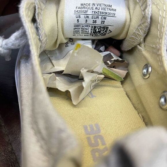 Converse Womens CT All Star Shoreline 542552F Gray Casual Shoes Sneakers Size 5 - Picture 6 of 8